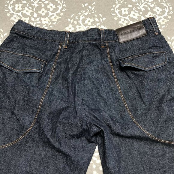 Cerruti 1881 Darkwash Jeans 33x33.5 Zipper Pockets - Picture 12 of 12